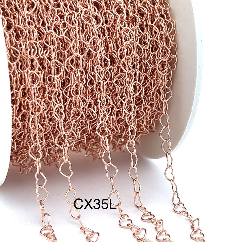 CX35L: Large Heart Chain by the foot