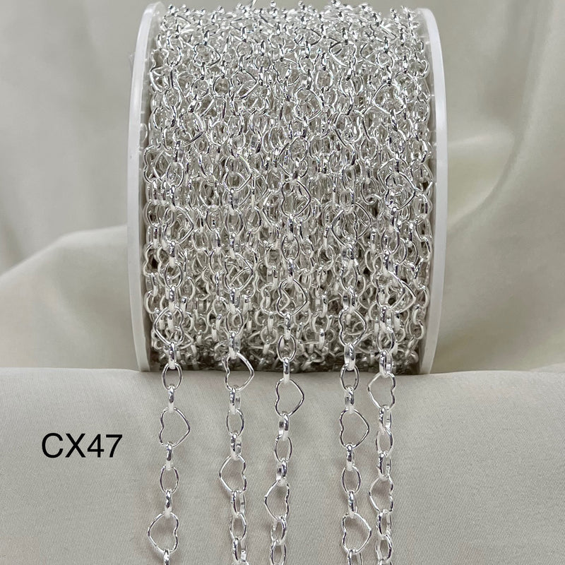 CX47 - Alternating Jumbo Shape Chain by the foot