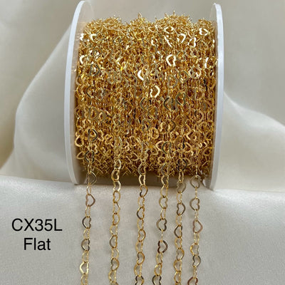 CX35L: Large Heart Chain by the foot