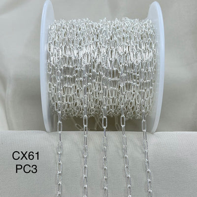 CX61-PC3: Texture Paperclip #3 Chain By the Foot