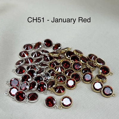 CH51 - 6mm CZ Charms (Pack of 2)