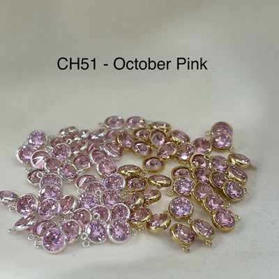 CH51 - 6mm CZ Charms (Pack of 2)