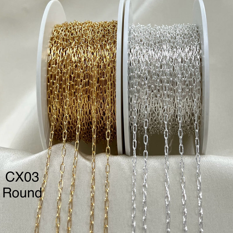 CX03 - Baby Paperclip chain by the foot