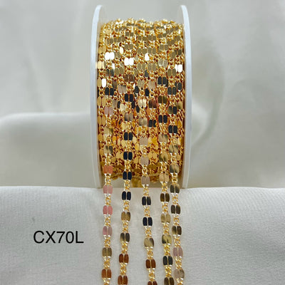 CX70L: Sequin chain by the feet