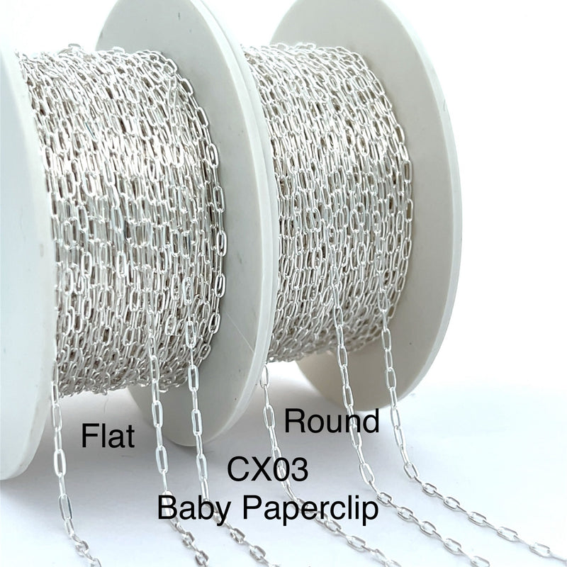 CX03 - Baby Paperclip chain by the foot