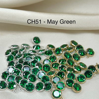 CH51 - 6mm CZ Charms (Pack of 2)