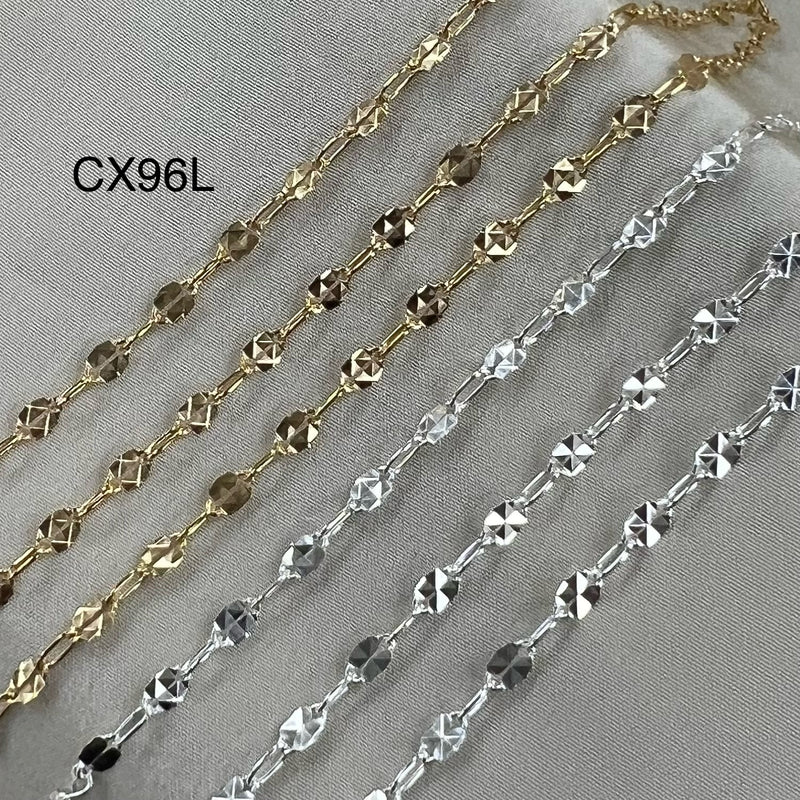 CX96L: 3.2mm Disco + Paperclip (1+1) Chain by the foot